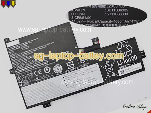 LENOVO SB11B36304 Battery 4080mAh, 47Wh  11.52V Black Li-Polymer