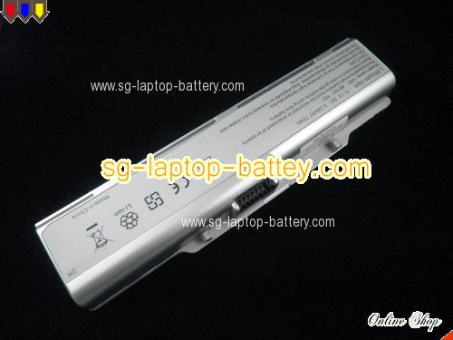 AVERATEC 1020ED Replacement Battery 4400mAh 11.1V Silver Li-ion