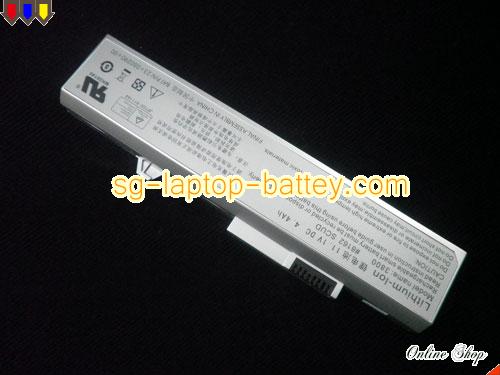 AVERATEC 3715-ED1 Replacement Battery 4400mAh, 4.4Ah 11.1V Silver Li-ion