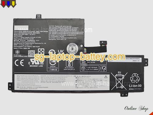 Genuine LENOVO IdeaPad 3 CB-11AST05 Battery For laptop 4123mAh, 47.6Wh , 11.55V, Black , Li-Polymer