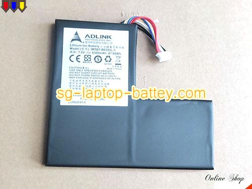 ADLINK IMTBT-B6300L-1 Battery 6300mAh, 47.88Wh  7.6V Black Li-Polymer