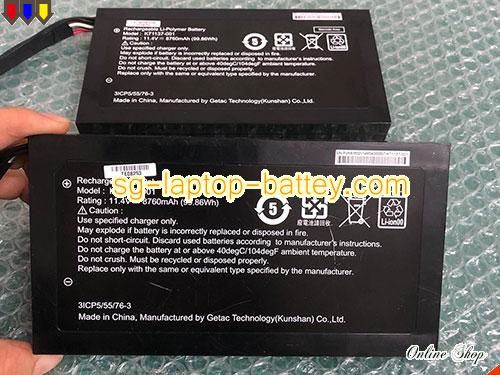 GETAC K71137-001 Battery 8760mAh, 99.86Wh  11.4V Black Li-Polymer