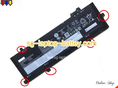 Genuine LENOVO ThinkPad T16 Gen 1(AMD)21CH005USC Battery For laptop 3392mAh, 52.5Wh , 15.48V, Black , Li-ion