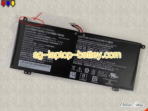 MEDION 4588105-2S Battery 6000mAh, 45.6Wh  7.6V Black Li-ion