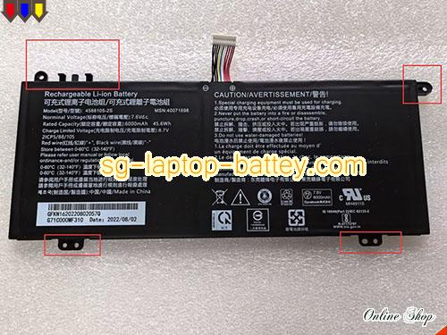 Genuine MEDION Akoya E15403(MSN 30027586) Battery For laptop 6000mAh, 45.6Wh , 7.6V, Black , Li-ion