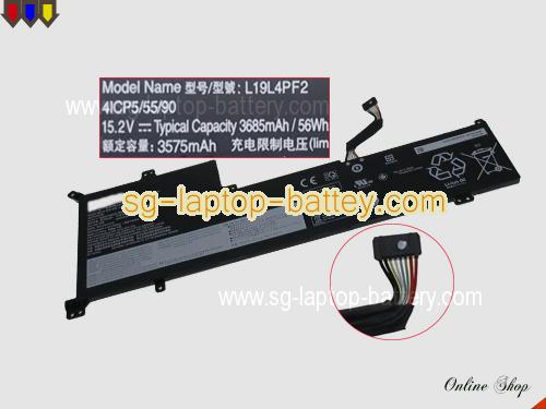 LENOVO IdeaPad 3 17IML05 81WC002RMB Replacement Battery 3685mAh, 56Wh  15.2V Black Li-Polymer