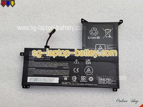 Genuine CLEVO X17 Battery For laptop 3510mAh, 54Wh , 15.4V, Black , Li-Polymer