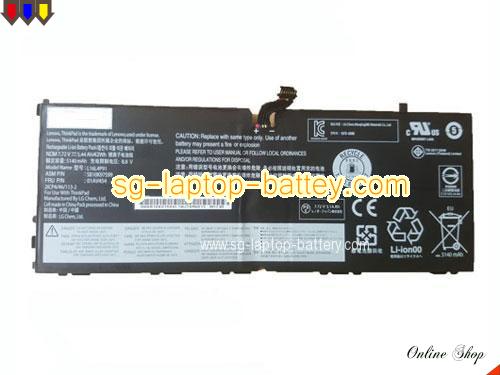 Genuine LENOVO ThinkPad X1 Tablet 3RD GEN 20KJ001QUS Battery For laptop 5440mAh, 42Wh , 7.72V, Black , Li-Polymer