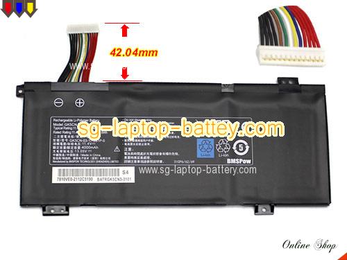 GETAC GK5CN-03-17-3S1P-0 Battery 4100mAh, 46.74Wh  11.4V Black Li-Polymer