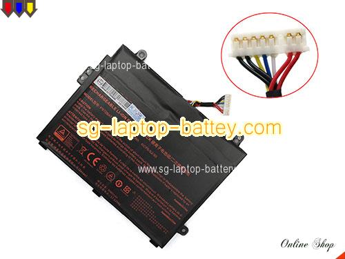 Genuine MIFCOM SG6(P960EF)(ID 8034) Battery For laptop 3680mAh, 62Wh , 15.2V, Black , Li-Polymer