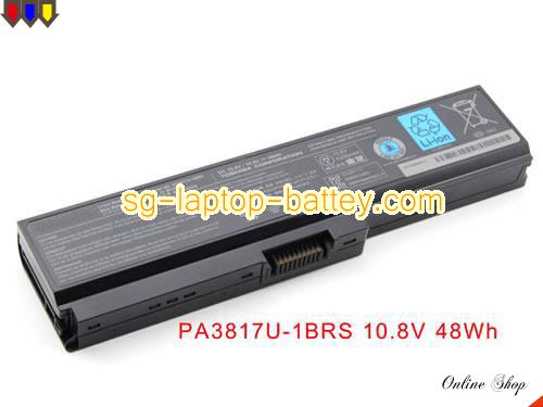 Genuine TOSHIBA Satellite C650 Series Battery For laptop 4400mAh, 10.8V, Black , Li-ion