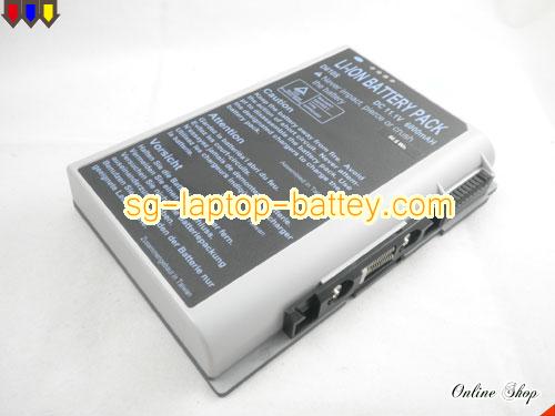 CLEVO DeskNote PortaNote D630E Replacement Battery 6000mAh 11.1V Grey Li-ion