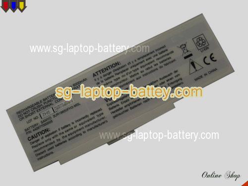 MITAC 442682800008 Battery 6600mAh 11.1V White Li-ion