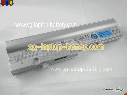 TOSHIBA Mini NB300-00F Replacement Battery 61Wh 10.8V Silver Li-ion