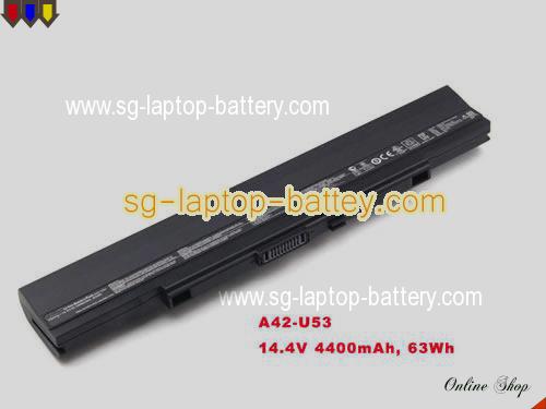 Genuine ASUS U43F Battery For laptop 4400mAh, 63Wh , 14.4V, Black , Li-ion