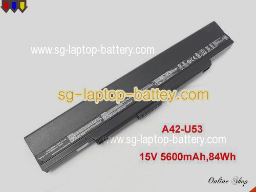 Genuine ASUS U52F Battery For laptop 5600mAh, 84Wh , 15V, Black , Li-ion