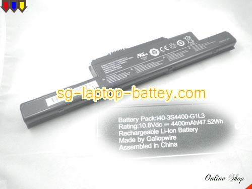 Genuine FOUNDER R410 Battery For laptop 4400mAh, 11.1V, Black , Li-ion