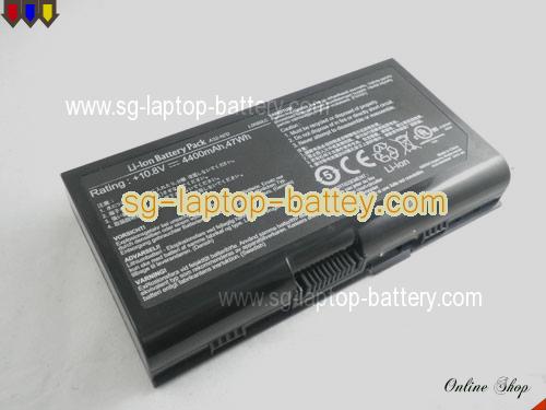 Genuine ASUS G71G-X1 Battery For laptop 4400mAh, 10.8V, Black , Li-ion