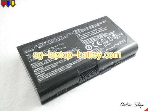 Genuine ASUS G71Gx-A2 Battery For laptop 4400mAh, 10.8V, Black , Li-ion