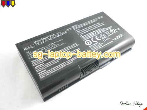 ASUS G71V-7S036C Replacement Battery 4400mAh 10.8V Black Li-ion