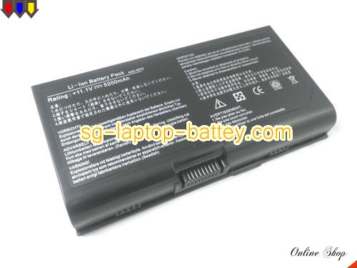 ASUS G71V-7S036C Replacement Battery 4400mAh 11.1V Black Li-ion