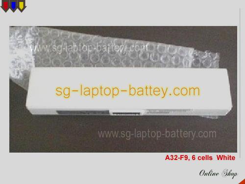 ASUS F6V Replacement Battery 4400mAh 11.1V White Li-ion