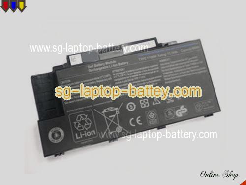 Genuine DELL P06F001 Battery For laptop 66Wh, 11.1V, Black , Li-ion