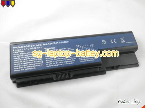 ACER Aspire 5920-3A2G16Mi Replacement Battery 5200mAh 11.1V Black Li-ion