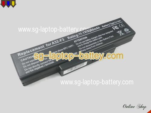 ASUS A9Rp Replacement Battery 5200mAh 11.1V Black Li-ion