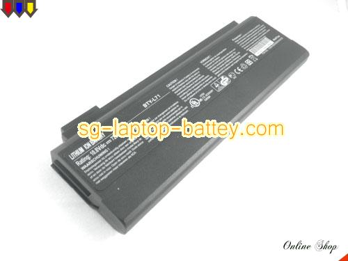 Genuine MSI Megabook L725 Battery For laptop 7200mAh, 10.8V, Black , Li-ion