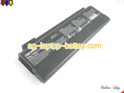 Genuine MEDION SIM2040 Battery For laptop 7200mAh, 10.8V, Black , Li-ion