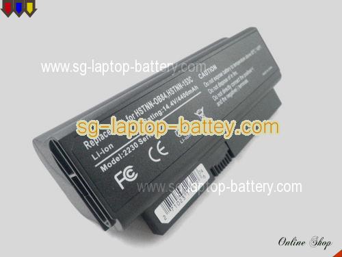 HP Presario CQ20-113TU Replacement Battery 4400mAh, 63Wh  14.4V Black Li-ion