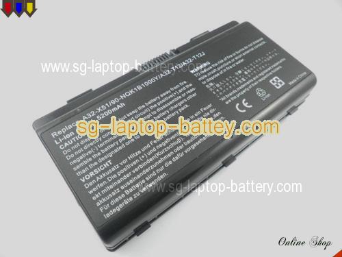 PACKARD BELL MX65 Series Replacement Battery 5200mAh 11.1V Black Li-ion