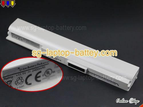 Genuine ASUS Eee PC 1004DN Battery For laptop 2400mAh, 11.1V, White , Li-ion