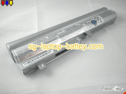 TOSHIBA Satellite NB200 Replacement Battery 5800mAh, 63Wh  10.8V Silver Li-ion