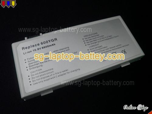 GATEWAY 3UR18650F-3-QC-7A Battery 6600mAh 10.8V Black Li-ion