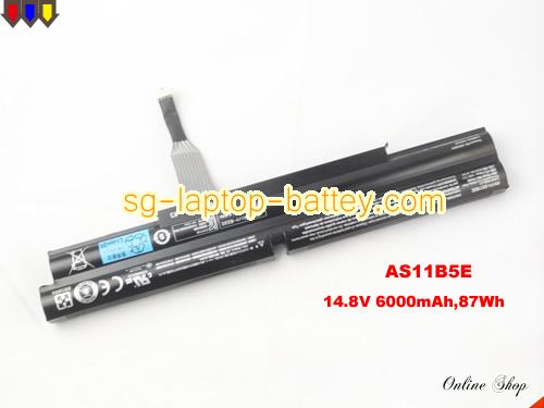 Genuine ACER Aspire 5750G Battery For laptop 6000mAh, 87Wh , 14.8V, Black , Li-ion