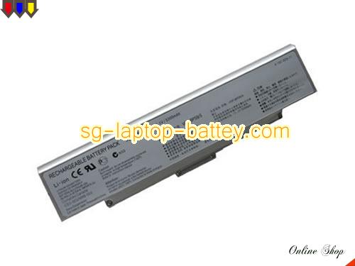 SONY VAIO VGN-CR410E/W Replacement Battery 5200mAh 11.1V Silver Li-ion