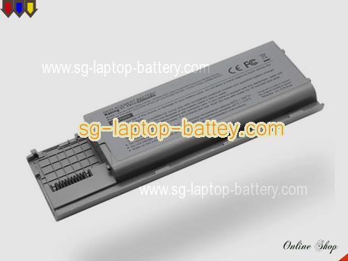 DELL Latitude D630N Replacement Battery 5200mAh 11.1V Gray Li-ion