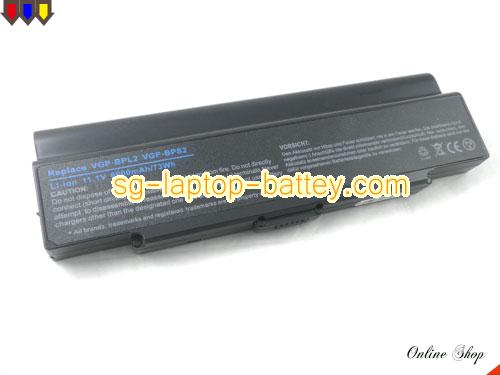SONY VAIO VGN-S62PS/S Replacement Battery 6600mAh 11.1V Black Li-ion