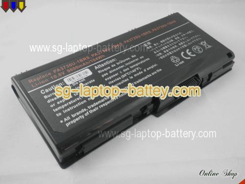 TOSHIBA Satellite P500 series Replacement Battery 8800mAh 10.8V Black Li-ion