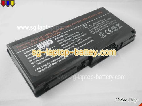 TOSHIBA Qosmio 90LW Replacement Battery 8800mAh 10.8V Black Li-ion