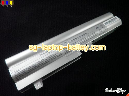 TOSHIBA mini NB205-N313/P. Replacement Battery 4400mAh 10.8V Silver Li-ion