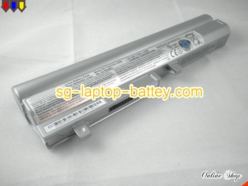 TOSHIBA mini NB205-N313/P. Replacement Battery 5800mAh, 63Wh  10.8V Silver Li-ion