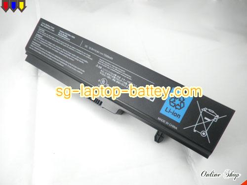 TOSHIBA Satellite T130D Series Replacement Battery 6600mAh 10.8V Black Li-ion