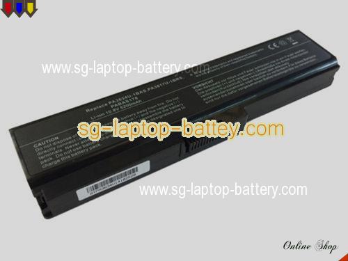 TOSHIBA Satellite A665-S6055 Replacement Battery 5200mAh 10.8V Black Li-ion