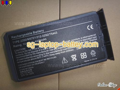 DELL PP08S Replacement Battery 4400mAh 14.8V Black Li-ion