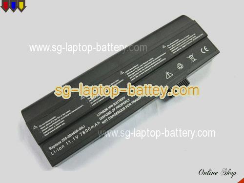 UNIWILL 245 Replacement Battery 6600mAh 11.1V Black Li-ion