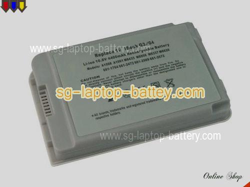 APPLE iBook G3 12 M8758B/A Replacement Battery 5200mAh 11.1V Grey Li-ion