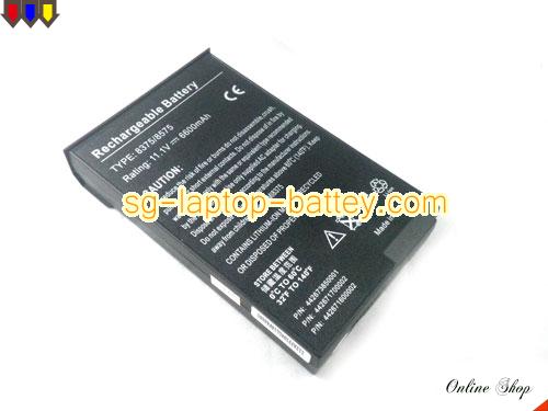 MITAC Minote 8375 Replacement Battery 6600mAh 11.1V Black Li-ion